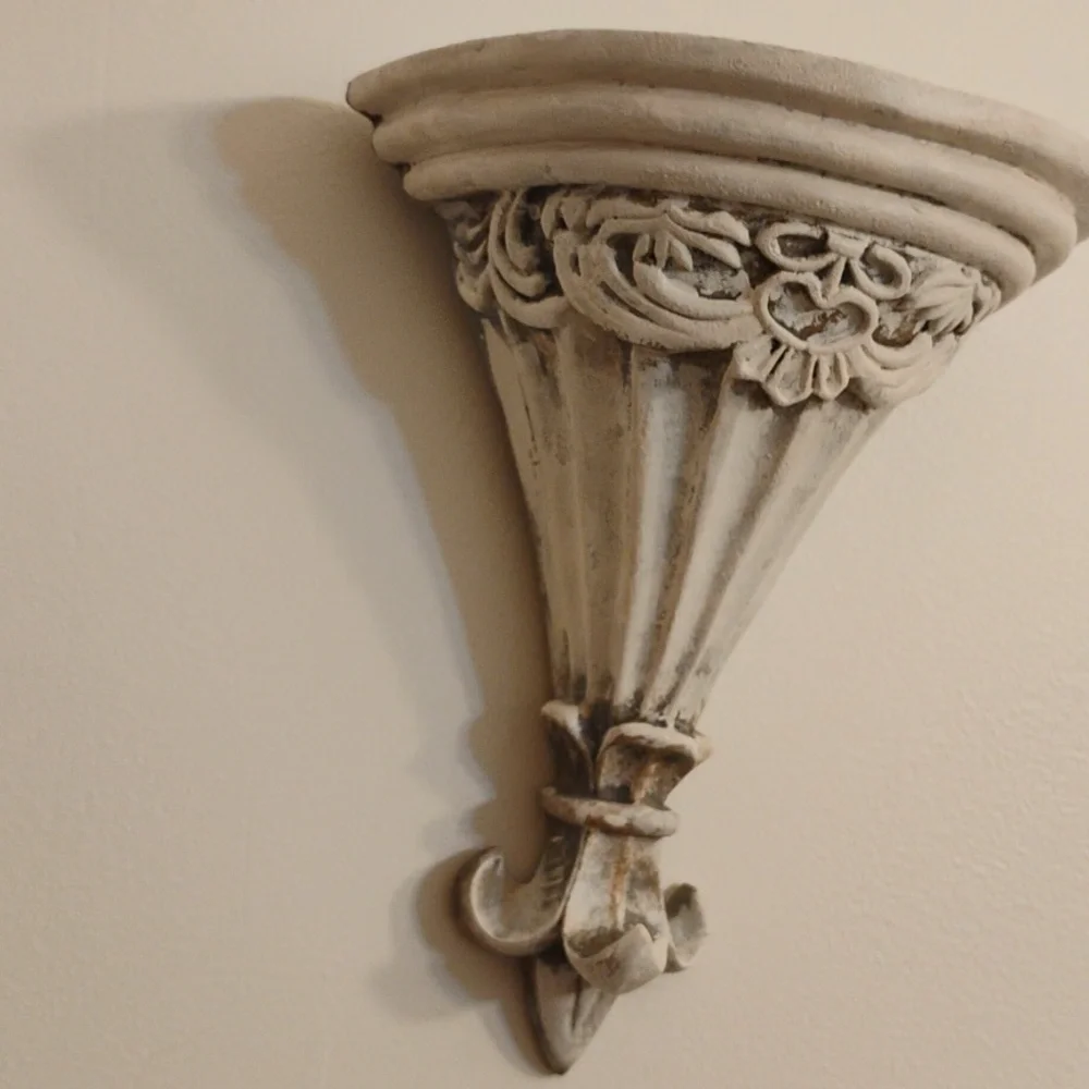 Two French Country Wall Sconces/Shelves 6